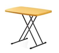 Table pliante réglable - Plateau portable pour pique-nique à la maison - Support polyvalent pour ordinateur portable - Léger et facile à ranger