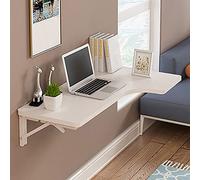 Table pliante réglable pour bureau et maison, table de salle à manger simple, table d'angle en L, bureau mural pliable pour bureau à domicile, établi multifonction à abattants, bureau d'ordi