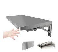 Table pliante robuste en acier inoxydable 304 - Étagère murale polyvalente pour cuisine - Design rabattable pour économiser de l'espace 40,6 à 180,3 cm - Idéal pour balcon et extérieur (60 x 20 cm)