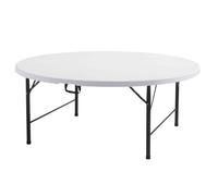 Table pliante ronde 180 cm portable