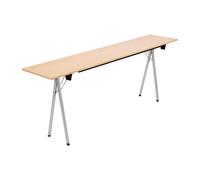 Table pliante Séminaire 3 places - Chêne/Aluminium