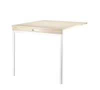 String Furniture Table pliante - blanc - Frêne