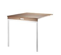 String Table pliante String système noyer/blanc PxHxP 78x66x30cm