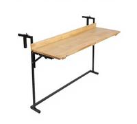 Table Pliante Suspendue Murer pour Extérieur et Intérieur Table Multifonction Étirable avec Cadre Métallique Bureau À Murer Économique en Espace Stable et Robuste(120*38*70CM/47.2*15*27.6IN)