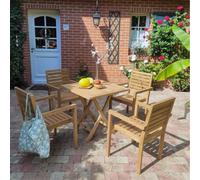 Table pliante teck massif gap 75 cm