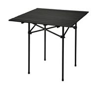 Table pliante Well Home en métal noir 70x70x69cm