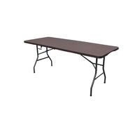 WERKA PRO Table Pliante Aspect Bois 180x74x74cm
