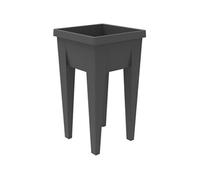 EDA Potager sur pieds Veg&Table Aromatique 23 L Pour balcon 38,5×38,5×H68 cm Gris anthracite