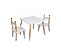 - Table pour enfant avec 2 chaises crayons en MDF - Crayons