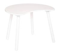 Table pour Enfant en Bois Blanc Forme Lune - Atmosphera