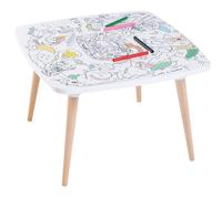 La table à colorier - la savane s'amuse