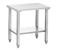 Royal Catering Etagere pour Friteuse Profesionnelle RCSF-15D (Plan de travail 62 x 42 cm, Capacité de charge 150 kg, 2 Niveaux) Acier Inox