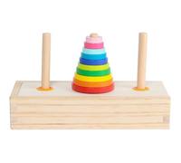 Table pour jouer - Jeu de jouets portable multifonction en bois Hanoi Tour - Puzzle mathématique,Jeu de table jeux de mathématiques