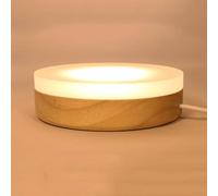 table pour le salon lit en bois lit petit bureau clair acrylique LED chaude légère usb éd bureau d'étude ambiante pour chambre d'étude de salle de chambre table de lecture de dortoir de nocte