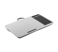 InnovaGoods® Bureau Portable pour Ordinateur avec Coussin XL Deskion, travaillez ou étudiez de manière Confortable et Ergonomique, avec Un Design de Bureau et Un Coussin XL, Gris