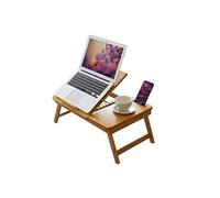 Table pour ordinateur portable en bambou - réglable