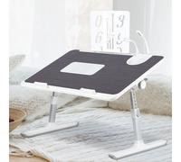 Table pour ordinateur portable Table pour ordinateur portable avec ventilateur de refroidissement réglable en hauteur 22-40 cm Dimensions 40 x 60cm
