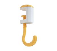 Table Purse Hook - Adjustable Desk Hanger for Bag Organization | Sturdy clamp-on design with versatile swivel arm & compact foldable build for offices, school cubicles, home desks and chair back