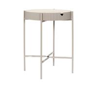 Table de Rangement Design "Terra Nova" 48cm Beige