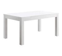Table Rectangulaire 190x90cm Laquée Blanc Brillant - DEYTON - ALTOBUY Blanc G
