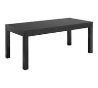 Table Rectangulaire 190x90cm Laquée Noir Brillant - DEYTON -
