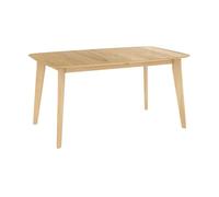 Table rectangulaire 4/6 personnes extensible en bois clair 150/180 cm - Oman - Rendez-Vous Déco