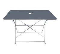 Table rectangulaire d'extérieur pliante Bistro en acier - Gris Gris G
