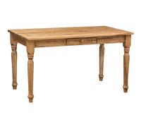 Table Rectangulaire En Bois Massif 140x80 Pour Cuisine Salon Country Robuste