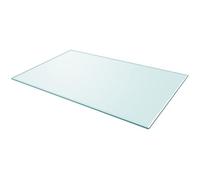 Table rectangulaire en verre trempé - VIDAXL - 1000 x 620 mm - Gris - Transparent - Contemporain - Design