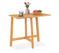 Table rectangulaire pliante en bois guéridon pliant léger 20 kg table de jardin
