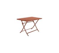 Table rectangulaire pliante Greensboro 4p ambre Hespéride