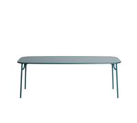 Table rectangulaire W ND 85x220 Bleu océan