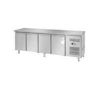 Table réfrigérée - 450 l - 4 compartiments - 227 x 64 cm Inox - Royal Catering