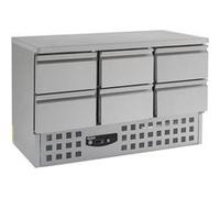Table réfrigérée 700 positive 6 tiroirs Combisteel 1 G