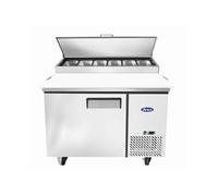 Table Réfrigérée à Pizzas Inox 1 Porte pour 6 Bacs GN 1/3