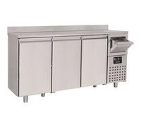 Table Réfrigérée avec Dosseret et Tiroir pour Café Série 600 2 à 3 Portes Combisteel