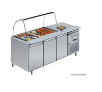 Table Refrigérée et Saladette Ouverte Série Star 700 2 ou 3 Portes