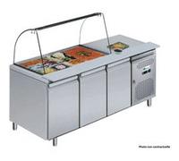 Table Refrigérée et Saladette Ouverte Série Star 700 2 ou 3 Portes