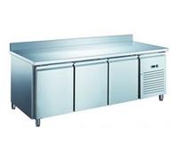 Table Réfrigérée Inox Positive 3 Portes avec Dosseret 800 Furnotel