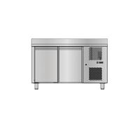 Table Réfrigérée Négative 2 Portes Avec Dosseret 210 L