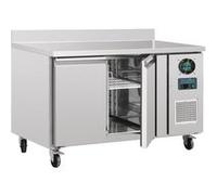 Table Réfrigérée Négative 282 litres - 2 Portes avec Dosseret - Polar