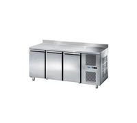 Table Réfrigérée Négative 3 Portes Avec Dosseret 315 L