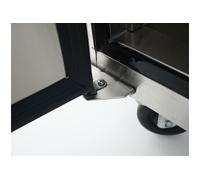 Table Réfrigérée Négative 3 Portes GN1/1 - Avec Dosseret - Atosa