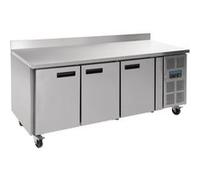 Table inox réfrigérée négative 3 portes GN 1/1, 750 W, 220 V - MONO