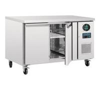 Table inox réfrigérée tropicalisée négative 282 Litres, 2 portes, 750 W, 220 V - MONO