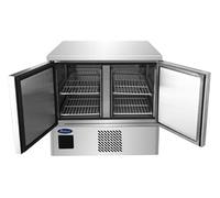 Table Réfrigérée Négative Inox 210 L - 2 Portes GN1/1 - Atosa - R290 - 2210885Battante x759x885mm