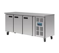 Table Réfrigérée Négative Inox - 3 portes - Polar