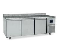 Table Réfrigérée Pâtisserie 3 Portes 600X400 mm, Plan En Granite, 2°/+8°C Wifi Virtus BNZ0005/FN