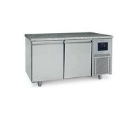 Table Réfrigérée Pâtisserie Avec 2 Portes 600X400 mm, Plan En Granite 2°/+8°C Wifi Virtus BNZ0002/FN