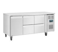 Table Réfrigérée Positive 1 Porte 4 Tiroirs Série U 358L Polar